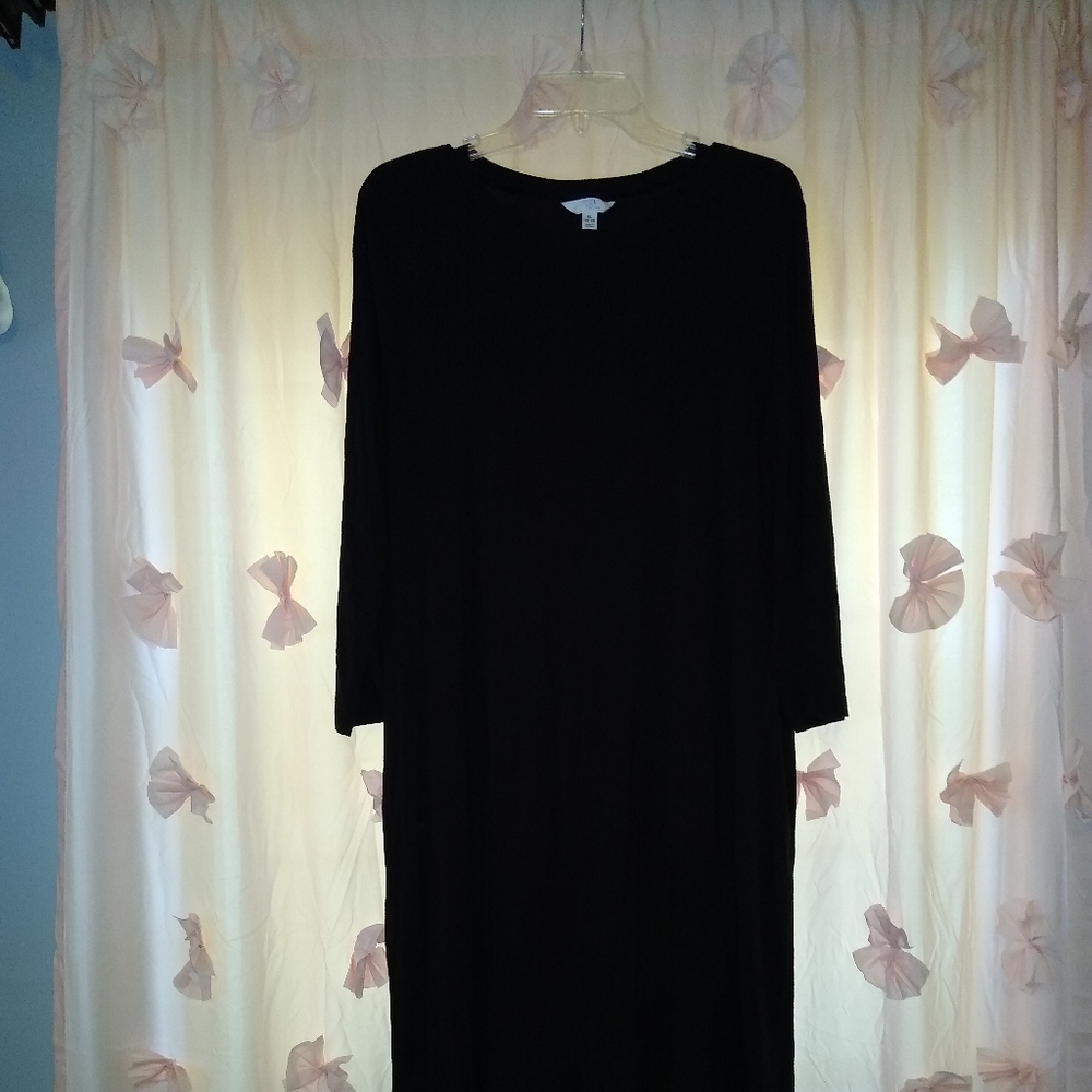 Black long tunic
